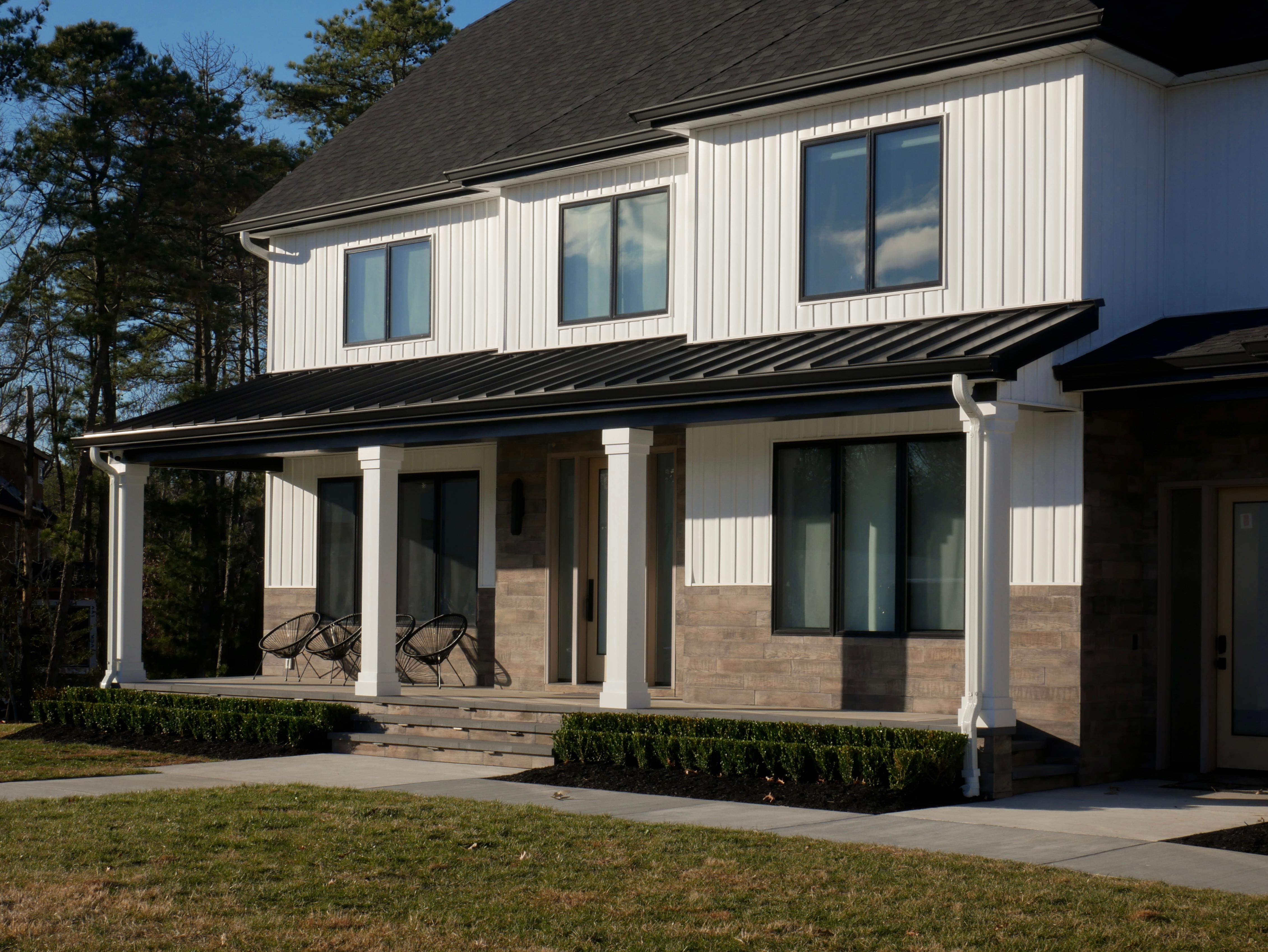Double Step Boxwoods Front Foundation Hedge 